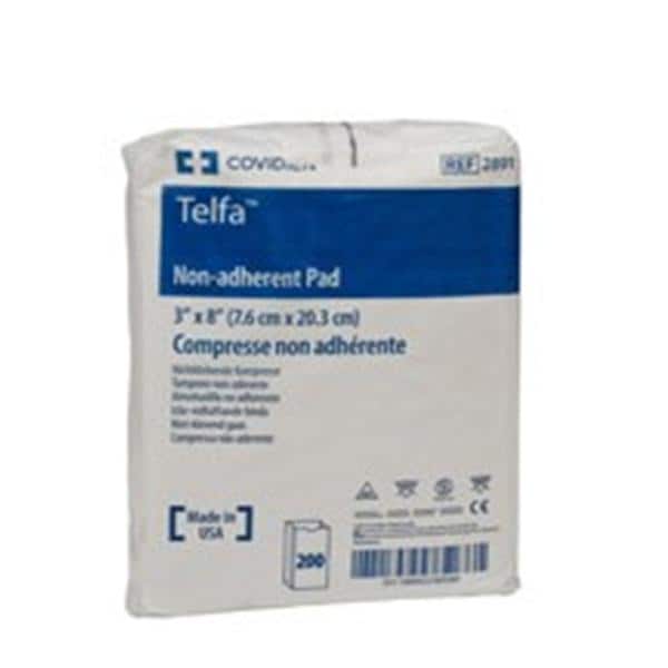 Deroyal Industries Inc Telfa Foam Negative Pressure Pad 3x8" Sterile Non-Adherent Absorbent  - 32-1571