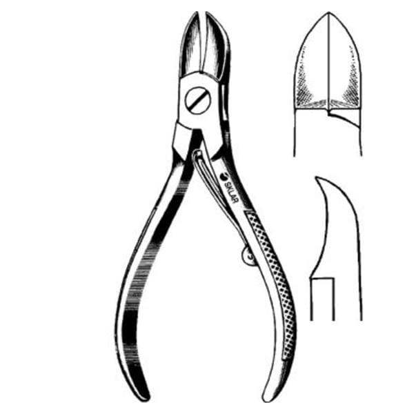 Sklar Instruments -Econo Nail Nipper 4-1/2" Stainless Steel Disposable 50/Case 96-2667