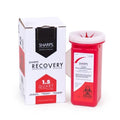Sharps Compliance Inc -Sharps Disposal Container 1.5qt Red 4-1/2x4-1/2x8-5/8" Tethered Cap Plastic Free Standing Each 10150