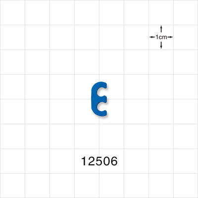 2-Channel Multi-Cavity Clip, Dark Blue - 0.157 inch Channel (4 mm) - 12506