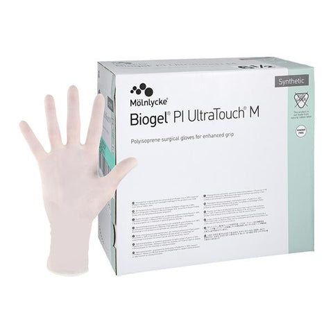 Molnlycke Healthcare -Biogel PI UltraTouch M Synthetic Polyisoprene Surgical Gloves 6.5, 4 BX/CA 42665