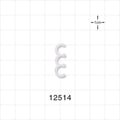 3-Channel Multi-Cavity Clip, Natural - 0.205 inch Channel (5.2 mm) - 12514