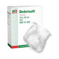 Lohmann & Rauscher, Inc. Debrisoft Debridment Pad Unbleached Polyester/Polyacrylic 4x4" Sterile White LF, 10 BX/CA - 31222