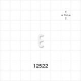 2-Channel Multi-Cavity Clip, Natural - 0.143 inch Channel (3.63 mm) - 12522