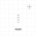 3-Channel Multi-Cavity Clip, Natural - 0.143 inch Channel (3.63 mm) - 12523