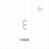2-Channel Multi-Cavity Clip, Natural - 0.215 inch Channel (5.46 mm) - 12525