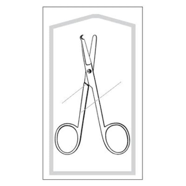 Sklar Instruments -Econo Littauer Suture Scissors Straight 5-1/2" Stainless Steel Sterile Disposable 25/Box 96-2513