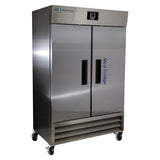 American BioTech Supply(ABS) Premier Pharmaceutical/Vaccine Refrigerator 49 Cu Ft 2 Solid Doors 2 to 8C Each - PH-ABT-HC-SSP-49