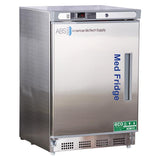 American BioTech Supply(ABS) Premier Laboratory Refrigerator 4.6 Cu Ft Solid Door 2 to 8C Each - PH-ABT-HC-UCBI-0404SS-LH