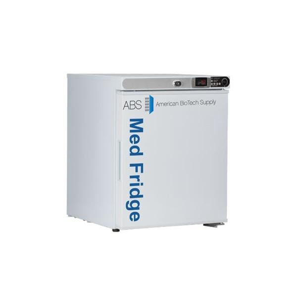 American BioTech Supply(ABS) Premier MedFridge Laboratory Refrigerator 1 Cu Ft Solid Door 2 to 8C Each - PH-ABT-HC-UCFS-0104-LH