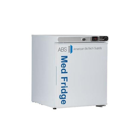 American BioTech Supply(ABS) Premier MedFridge Laboratory Refrigerator 1 Cu Ft Solid Door 2 to 8C Each - PH-ABT-HC-UCFS-0104-LH