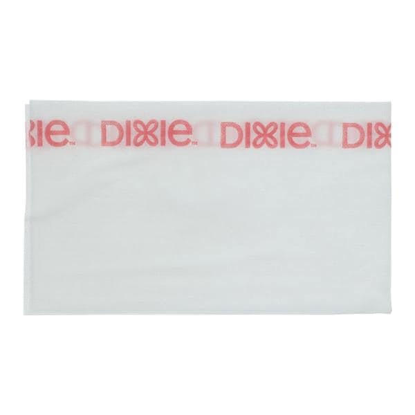 Georgia Pacific -Dixie Food Service Towel Disposable Paper 13 in x 24 in White/Red Stripe 150/Case 29423