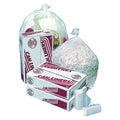 Pitt Plastics Trash Bag 20-30gal HDPE 10mic 30x37" Natural Coreless Roll 500/Case - MR30371MC