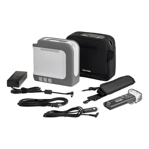 Drive Medical Portable Oxygen Concentrator, iGo2 w/ ONE Battery, AC/DC Adapters, Carry Bag, Carry Strap EACH RES125D