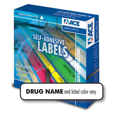 ACE Surgical Supply Label Fentanyl 1/4" x 1-1/4"Tan 700/Rl - 9150110