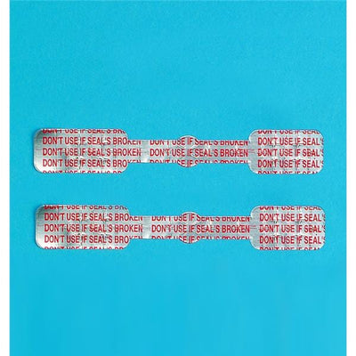 Health Care Logistics Tamper Indicator Seal Silver/Red 3-5/8" 1000/Rl  - 7997