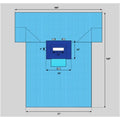 Welmed Inc -106x77x120" Sterile Transverse Laparotomy Drape 14x4" Fenestrated 1222-2130