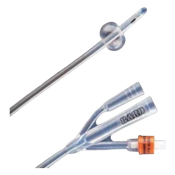Bard Medical Division  Lubri-Sil 2-Way Foley Catheter Councill Tip 100% Silicone 18Fr - 0172SI18