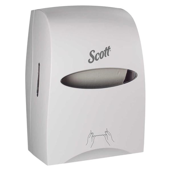 Kimberly Clark Professional -Scott Essential Dispenser White Plastic Wall Mount For 02001 Hard Roll Paper Towels 1/Case 46254