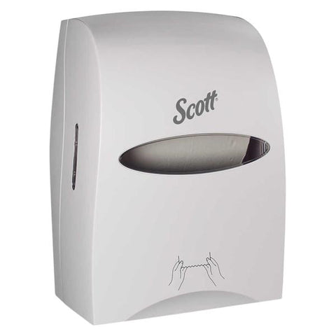 Kimberly Clark Professional -Scott Essential Dispenser White Plastic Wall Mount For 02001 Hard Roll Paper Towels 1/Case 46254