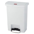 Newell Brands Dist. LLC Bin Slim Jim Step-On White 8 Gal Each - 1883555