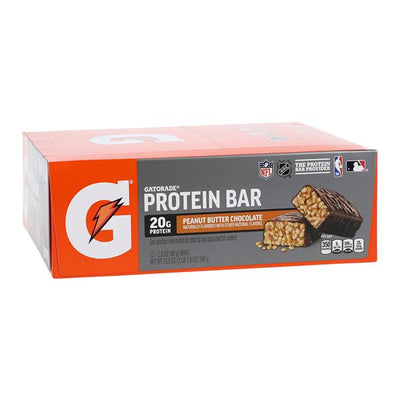Quaker Oats Company Gatorade Recover Food/ Drink Bar Whey Protein Peanut Butter Chocolate Bag-In-Box 12/Case - 01012