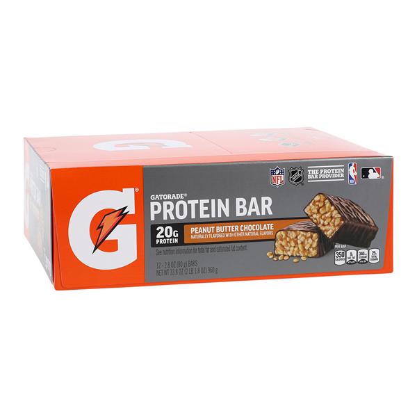 Quaker Oats Company Gatorade Recover Food/ Drink Bar Whey Protein Peanut Butter Chocolate Bag-In-Box 12/Case - 01012