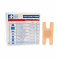 Dukal LLC -American White Cross Bandage Adhesive Coating 1.5x3" Beige Sterile 100/Box, 12 BX/CA NVJED