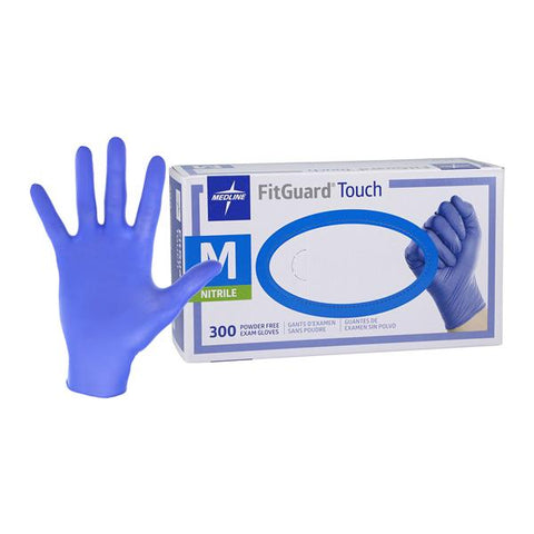 Medline Industries Inc -Nitrile Exam Gloves Medium Non-Sterile FG3002