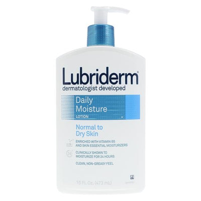 J&J Consumer Products Lubriderm Daily Moisturizing Lotion Scented Hand/Body 16oz/Bottle, 12 BT/CA - 514830500