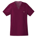 Strategic Partners, Inc -Dickies Scrub Shirt Adult Mens Wine 81722 V-Neck 5X Large Each 81722-WINZ-5XL