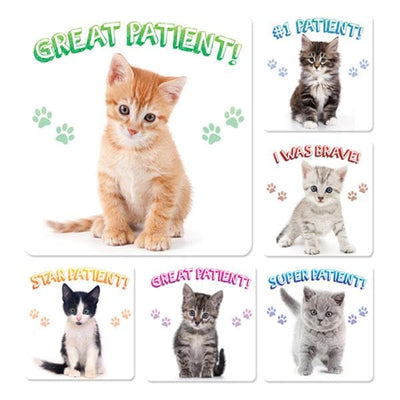 Sherman Specialty Stickers Kitten Patient 100/Rl - PS646