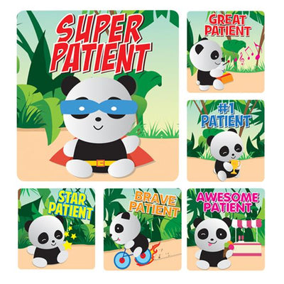 Sherman Specialty Stickers Panda Patient 100/Rl - PS649