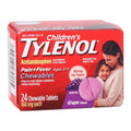 Johnson & Johnson Consumer Tylenol Children Chewable Tablets Grape 24/Bottle, 48 BT/CA — 305182600