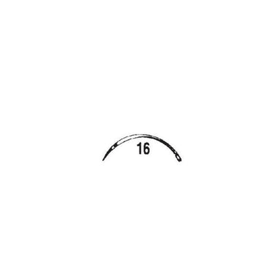 Cincinnati Surgical Co Surgeon Needle 0.64x27mm 3/8 Circle Needle Stainless Steel 12/Bx  - 0892216
