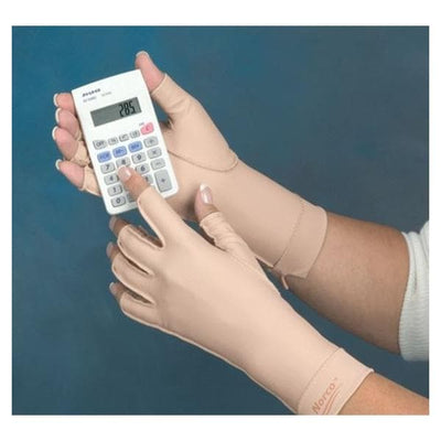 Northcoast Medical, Inc -Norco Therapeutic/Compression Glove Over the Wrist Tipless Finger Right XS Beige NC53221