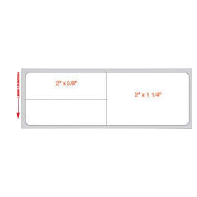 Precision Dynamics Corp. Label Direct Thrml Perm Wht4x1 1/4" 3600/Rl - LDWHP64