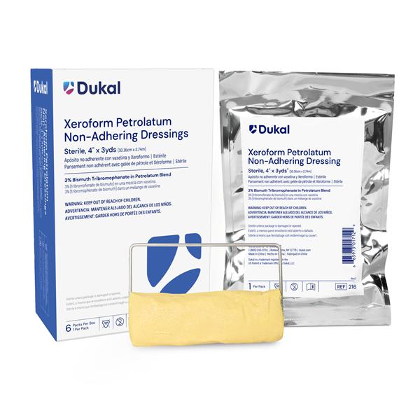 Dukal LLC Gauze Dressing 4"x3yds Sterile Bismuth Tribromophenate LF - 216