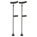 Medline Industries Inc Single-Tube Crutches 400lb Capacity 6.6" - MDS80542