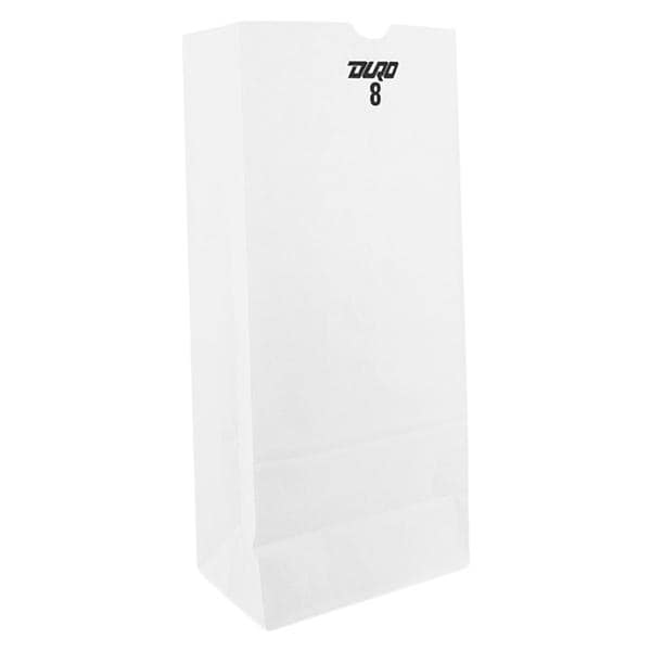 LAGASSE INC Bag Grocery Paper 4x6x12 White 500/Pk 500/Package - BAGGW8500