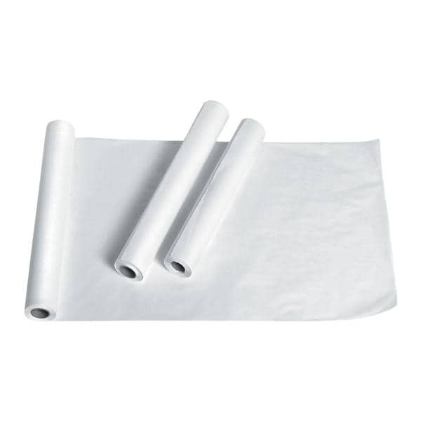 Medline Industries Inc -Table Paper White Non-Sterile Latex Free Disposable 21 in x 125 Feet 12Rl/Case NON23325