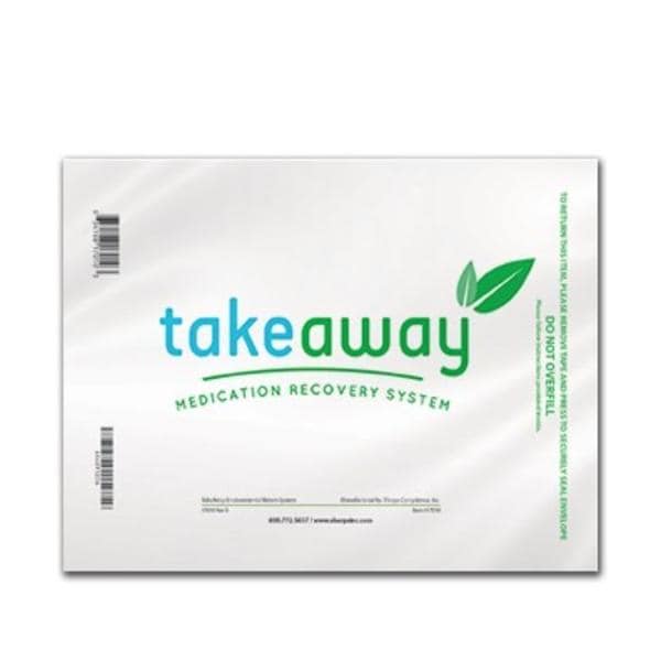 Sharps Compliance, Inc Medication Recovery Envelope 11x8" Take Away System 11x8" 250/Case - 17040-250