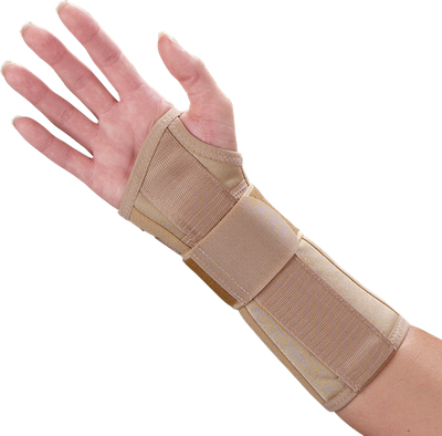 DEROYAL FUNCTIONAL WRIST AND WRIST FOREARM SPLINT (PACKAGING - EACH) (WRIST/FOREARM LENGTH - 9”)
