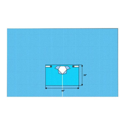 Welmed Inc -172x100" Sterile Sheet Drape Fenestrated 1222-8662