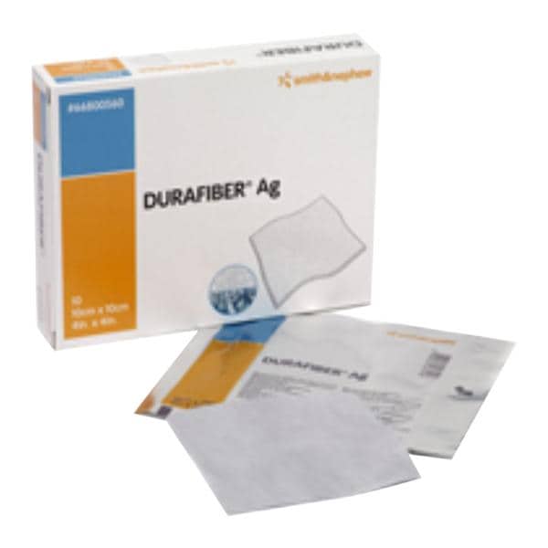 Smith & Nephew Wound Care Durafiber AG Ionic Silver Wound Dressing 6x6"  - 66800572