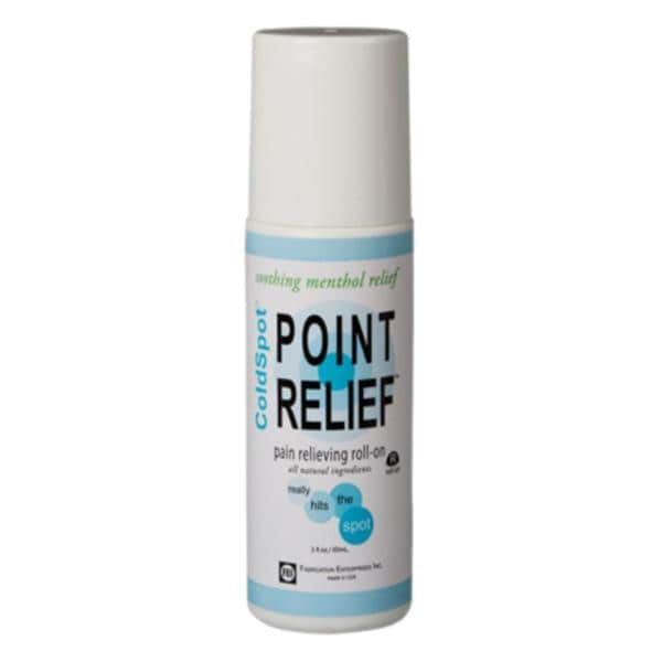 Fabrication Enterprises Point Relief ColdSpot Gel 14% Roll-On Bottle 3oz/Each - 11-0720-1