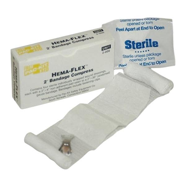 Acme United Corporation Gauze Compress Bandage Not Made With Natural Rubber Latex - 2-006-001