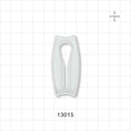 Slide Clamp, White - Fits 3/8 inch OD Tubing (0.375 inch, 9.5 mm) - 13015