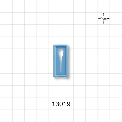Slide Clamp, Blue - Fits 0.2 inch OD Tubing (5 mm) - 13019