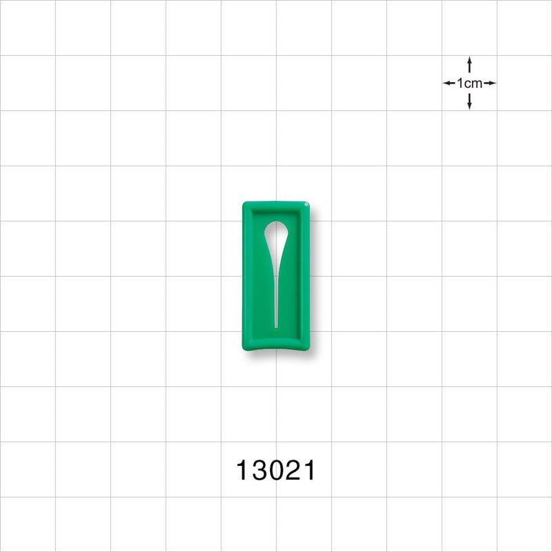 Slide Clamp, Green - Fits 0.2 inch OD Tubing (5 mm) - 13021